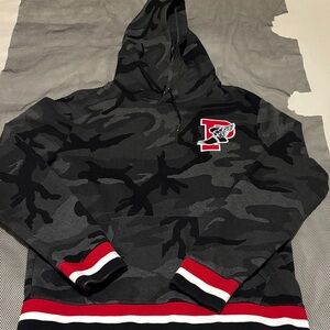 Polo Ralph Lauren Camouflage Hoodie with Red Polo Patch.